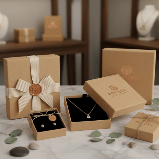 Kraft Jewelry Boxes