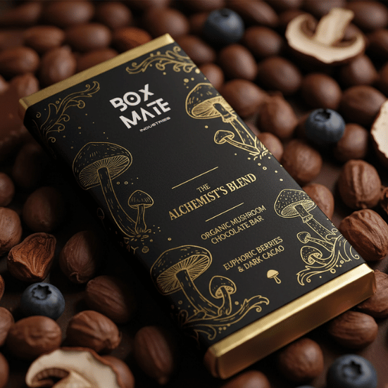 Mushroom Chocolate Bar Packaging