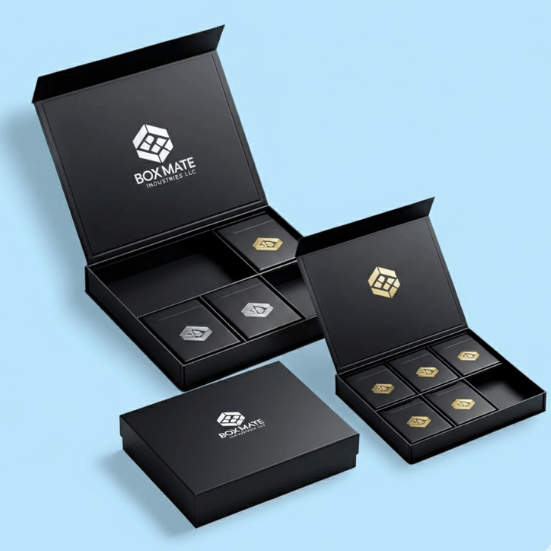 Rigid Boxes with Sleep and Tray